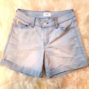 Celebrity Pink Light Blue Denim Shorts